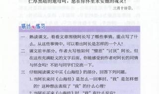 阿长与《山海经》文章围绕阿长写了那些事重点写了什么